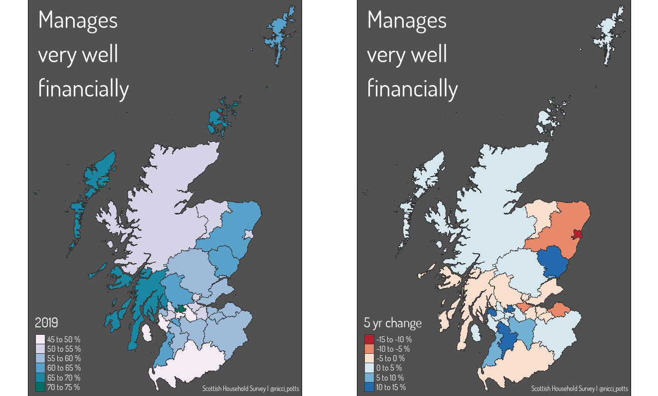 Proportion of population of each local authority who have household internet access